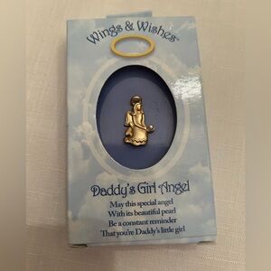 Daddy’s girl angel pin